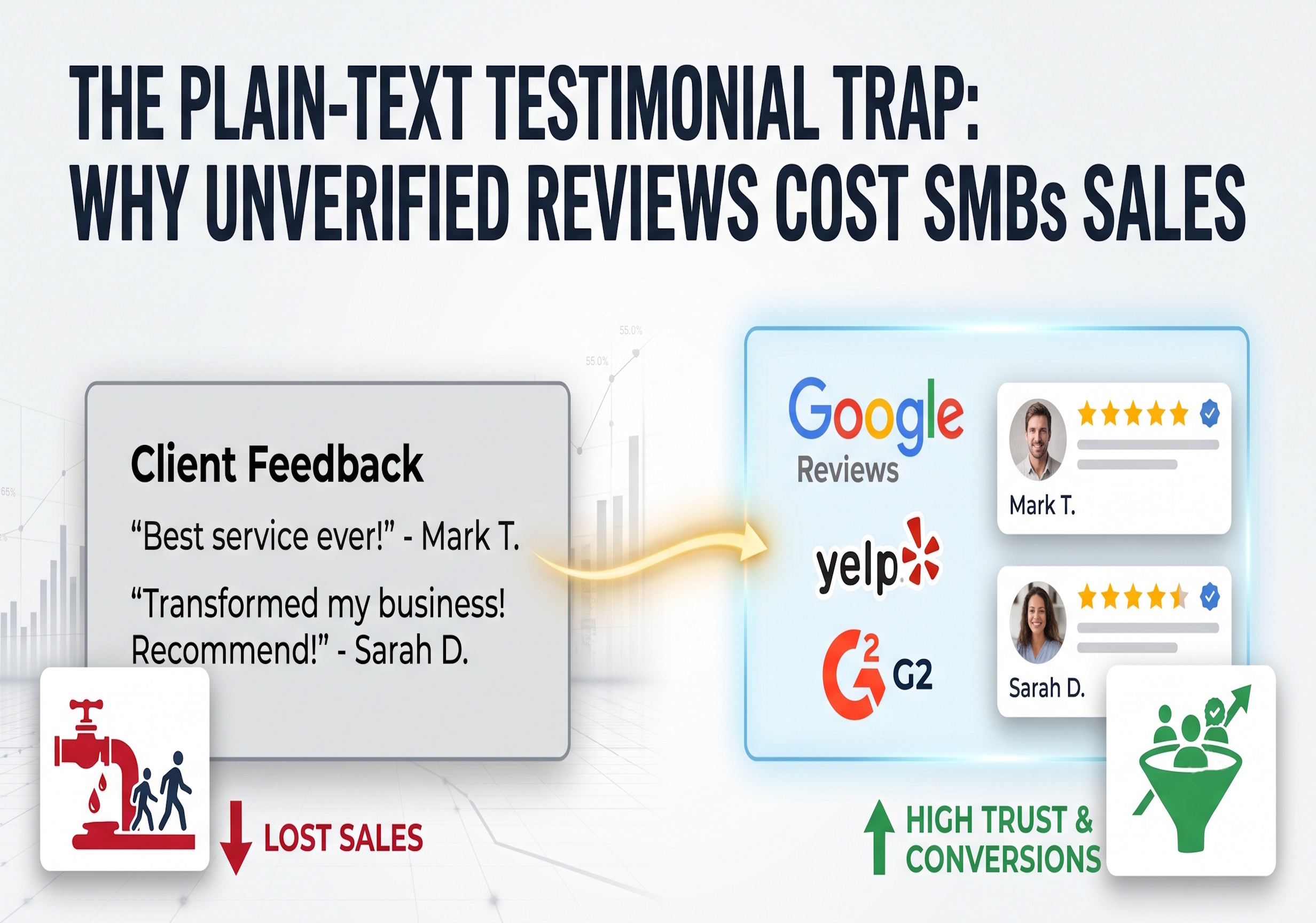 Why Unverified Reviews Cost SMBs Sales hero image